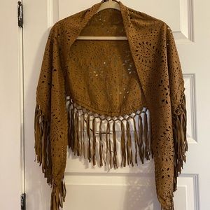 Fringe shawl
